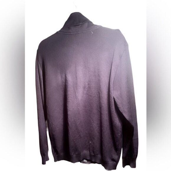 Paul & Shark wool long sleeve button up navy blue lightweight cardigan sweater L - Picture 2 of 4